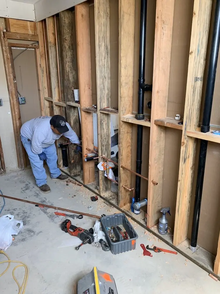 Commercial rough-in plumbing for Water Heater Replacement in Oscoda